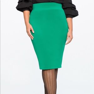 NWT Eloquii Neoprene Pencil Skirt